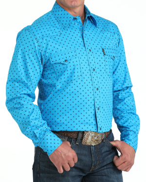 Men’s Modern Fit Snap Front Western Shirt
