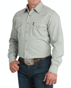 Men’s Modern Fit Snap Front Western Shirt