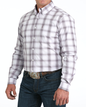 Men’s Modern Fit Button-Down Western Shirt