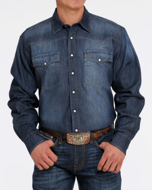 Men’s Classic Fit Snap Front Western Shirt