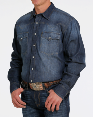 Men’s Classic Fit Snap Front Western Shirt