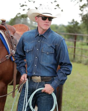 Men’s Classic Fit Snap Front Western Shirt