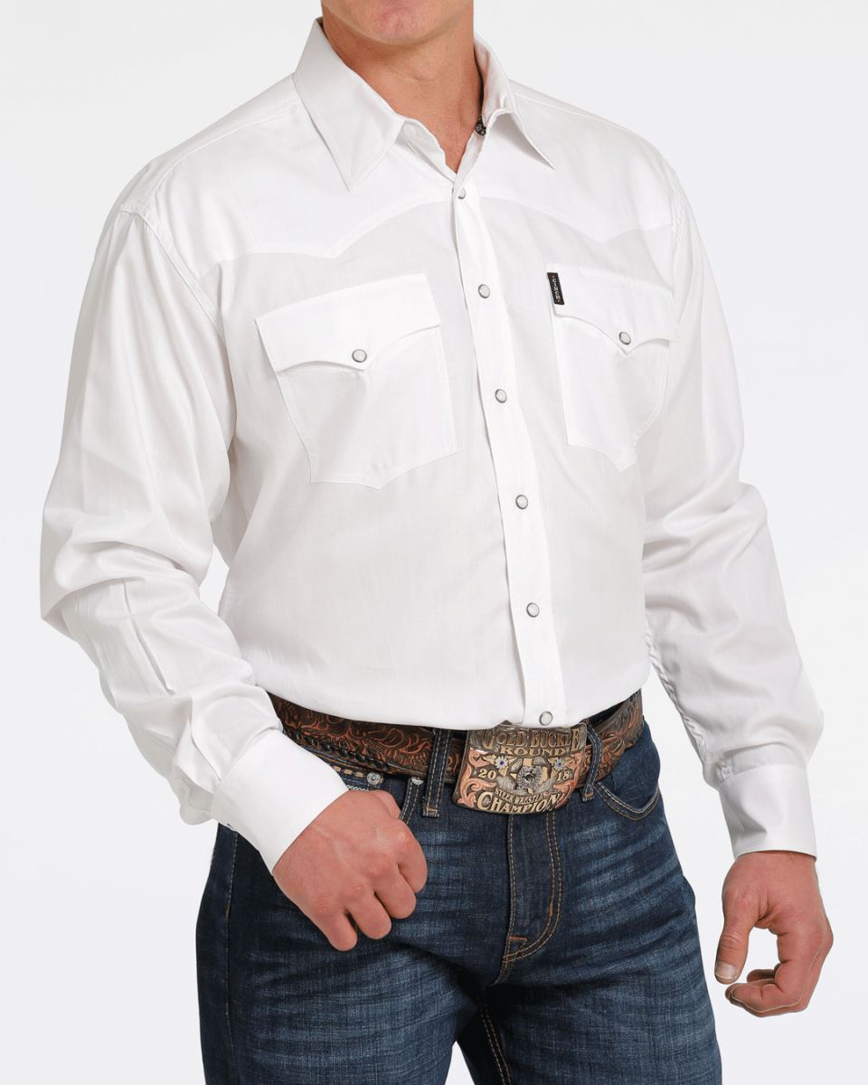 Men's Classic Fit Snap Front Western Shirt