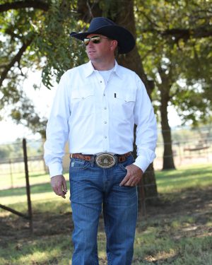 Men’s Classic Fit Snap Front Western Shirt