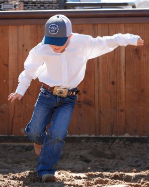 Boy’s Solid Button-Down Western Shirt