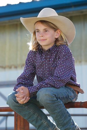 Boy’s Button-Down Western Shirt