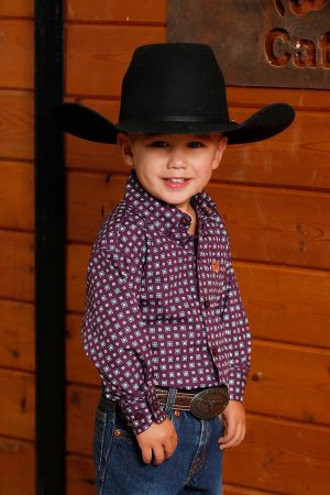 Boy’s Button-Down Western Shirt