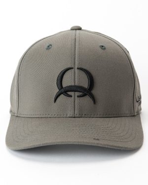 Men’s Fitted FlexFit Cap with Arena Flex Logo – Gray