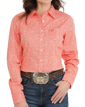 Women’s Stretch Arena Fit Button-Down Western Shirt **Final Sale**