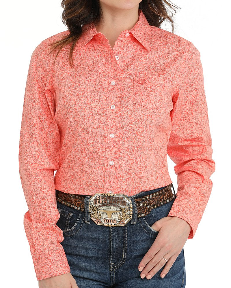 Women's Stretch Arena Fit Button-Down Western Shirt **Final Sale**