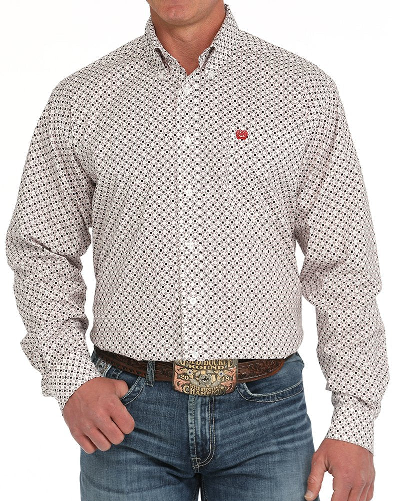 Men's Stretch Classic Fit Button-Down Western Shirt **Final Sale**