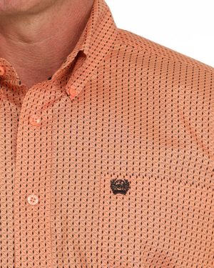 Men’s Classic Fit Button-Down Western Shirt **Final Sale**