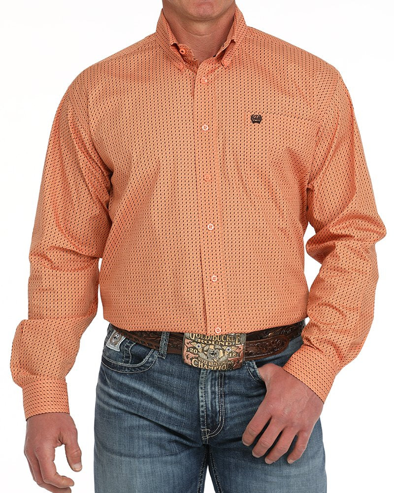 Men's Classic Fit Button-Down Western Shirt **Final Sale**