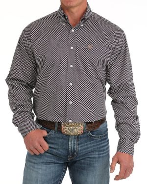 Men’s Stretch Classic Fit Button-Down Western Shirt **Final Sale**