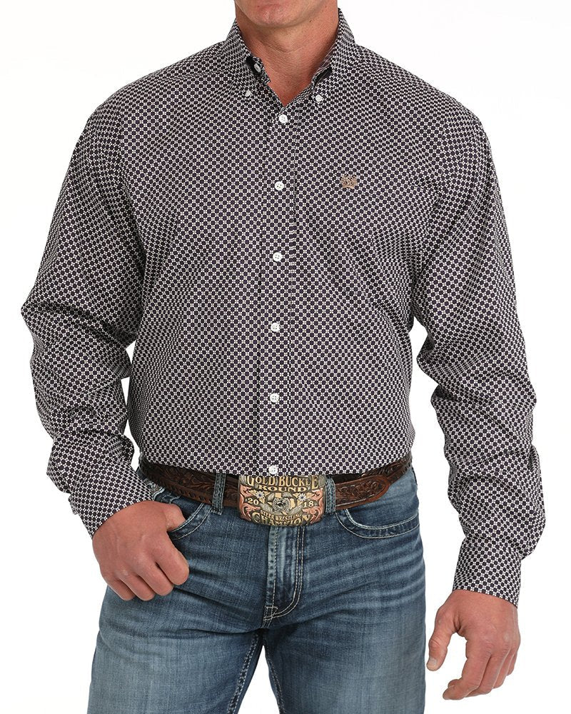 Men's Stretch Classic Fit Button-Down Western Shirt **Final Sale**