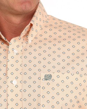 Men’s Classic Fit Button-Down Western Shirt **Final Sale**