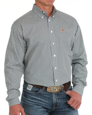 Men’s Classic Fit Button-Down Western Shirt **Final Sale**