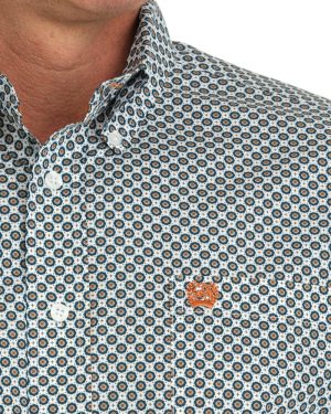 Men’s Classic Fit Button-Down Western Shirt **Final Sale**