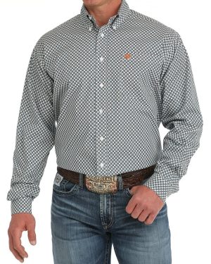 Men’s Classic Fit Button-Down Western Shirt **Final Sale**