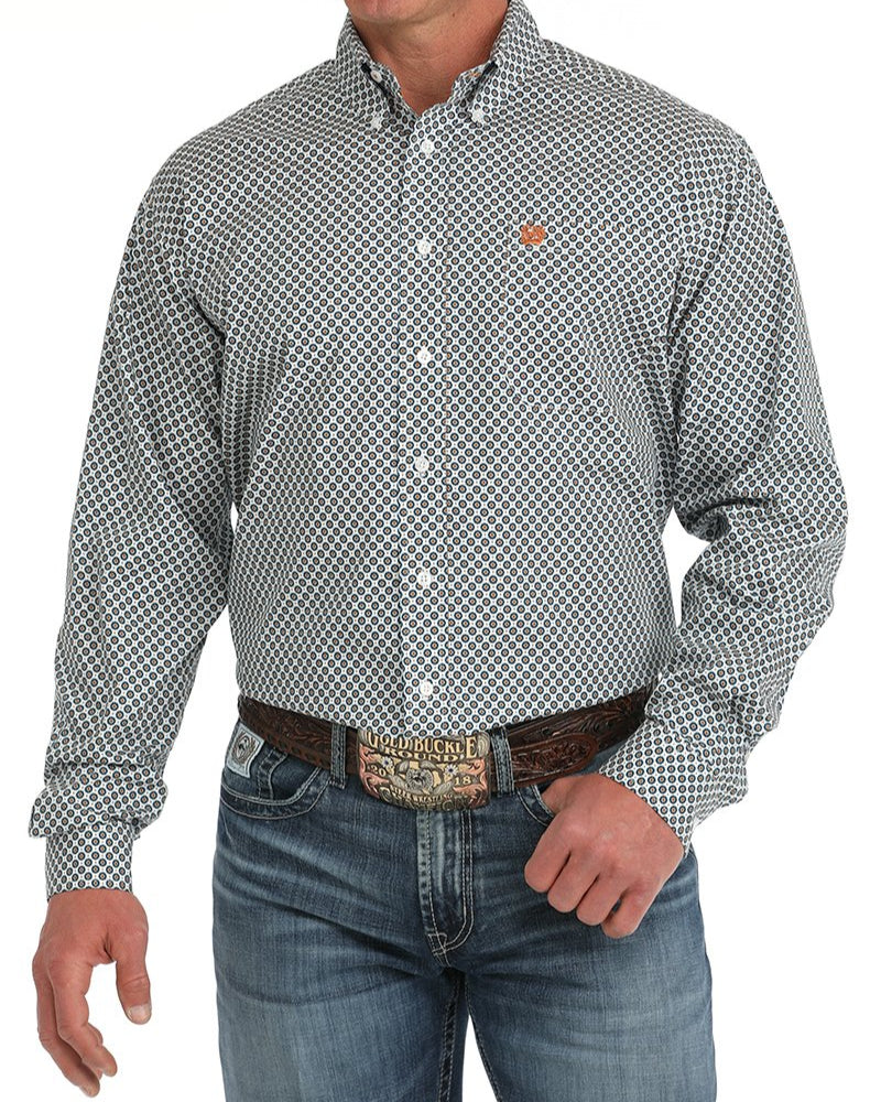 Men's Classic Fit Button-Down Western Shirt **Final Sale**