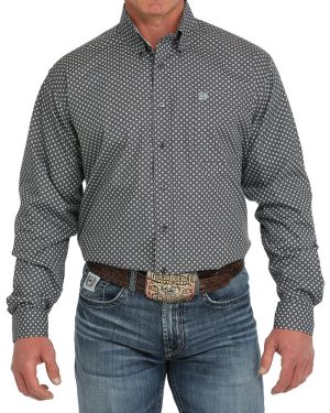Men’s Classic Fit Button-Down Western Shirt **Final Sale**