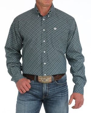 Men’s Classic Fit Button-Down Western Shirt **Final Sale**