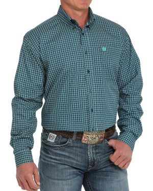 Men’s Classic Fit Button-Down Western Shirt **Final Sale**