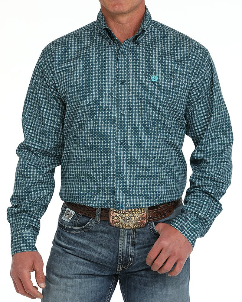 Men's Classic Fit Button-Down Western Shirt **Final Sale**