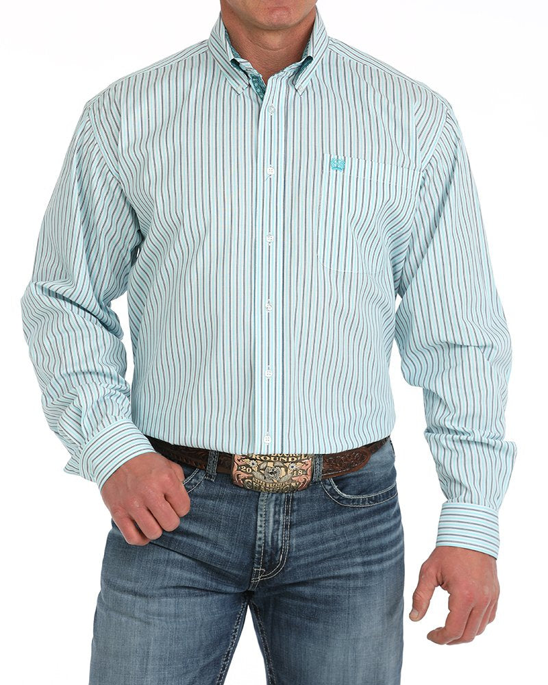 Men's Stretch Classic Fit Button-Down Western Shirt **Final Sale**