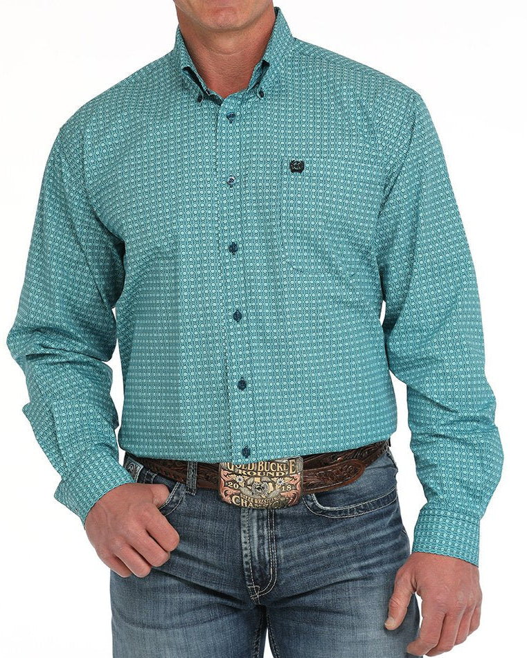Men's Classic Fit Button-Down Western Shirt **Final Sale**