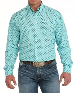 Men’s Classic Fit Button-Down Western Shirt **Final Sale**
