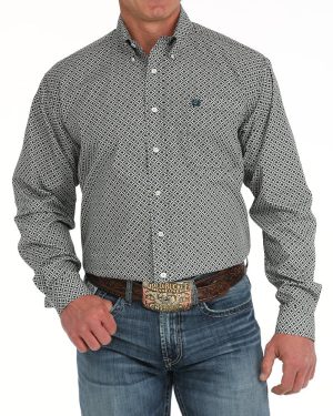 Men’s Classic Fit Button-Down Western Shirt **Final Sale**