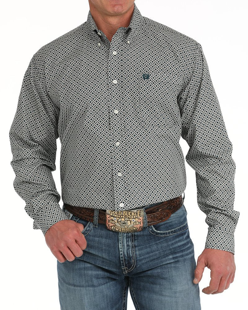 Men's Classic Fit Button-Down Western Shirt **Final Sale**