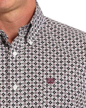 Men’s Classic Fit Button-Down Western Shirt