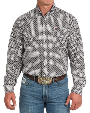 Men’s Classic Fit Button-Down Western Shirt