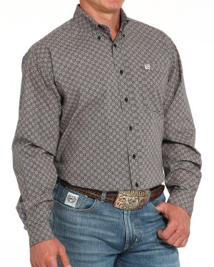 Men’s Stretch Classic Fit Button-Down Western Shirt