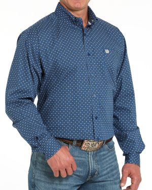 Men’s Stretch Classic Fit Button-Down Western Shirt
