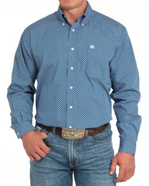 Men’s Classic Fit Button-Down Western Shirt