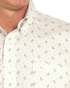 Men’s Classic Fit Button-Down Western Shirt