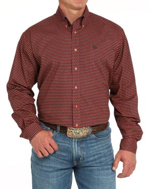 Men’s Stretch Classic Fit Button-Down Western Shirt